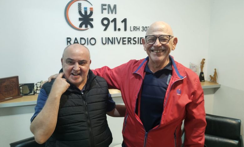 Héctor Gómez, presidente de For Ever con Luis Darío Molodezky en la radio de la UTN